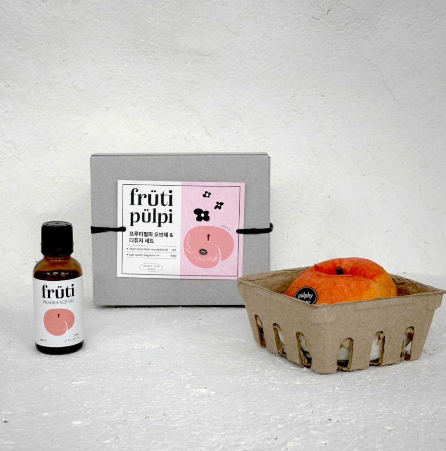 Eco-Friendly Fruity Pulphy Gift Set –Peach Scent