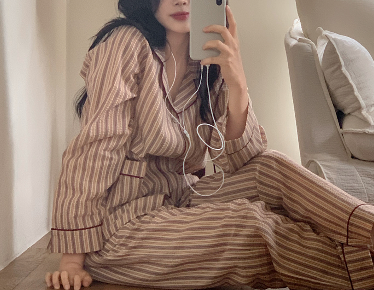 Boho Stripe PJ Set