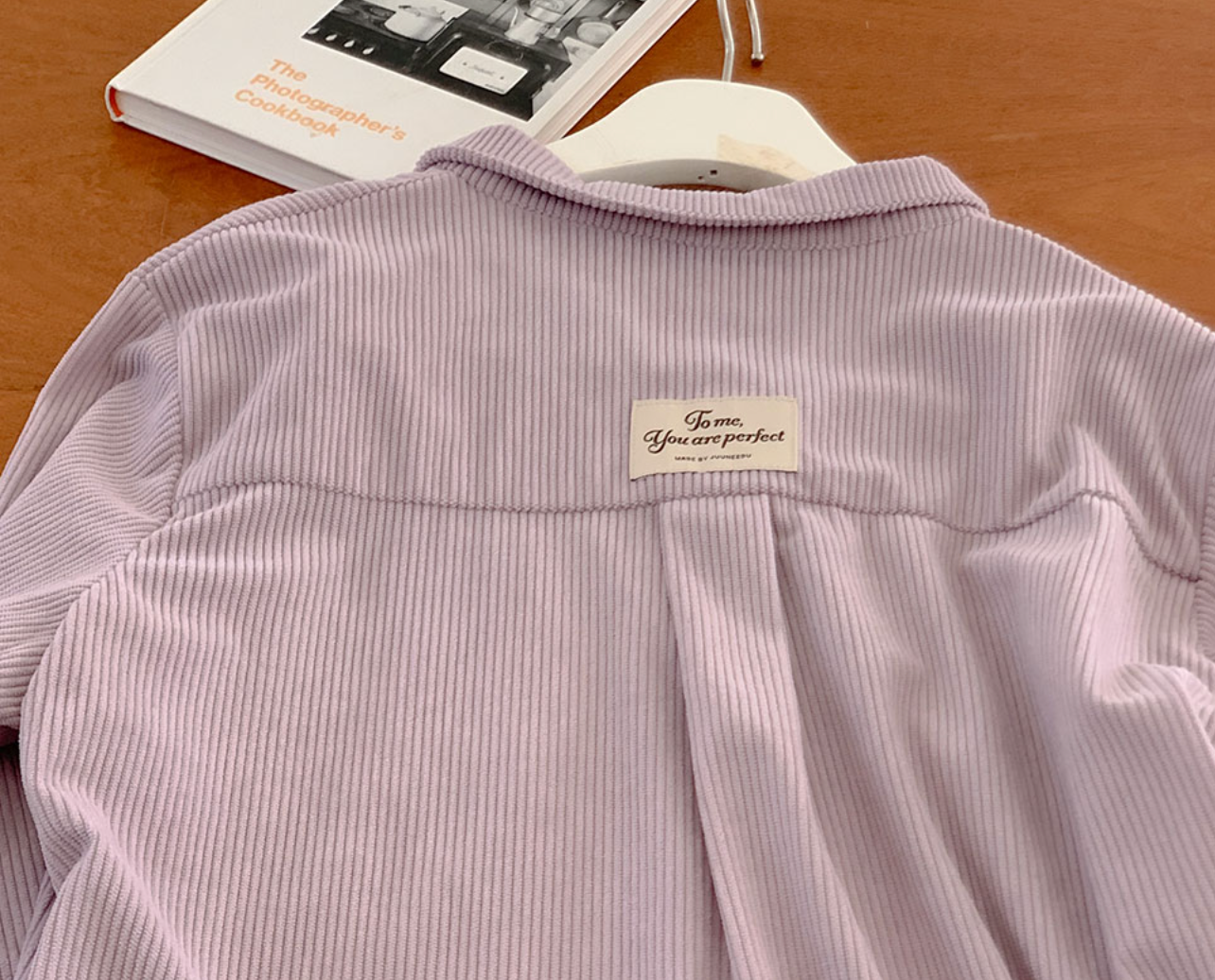 Casual Pastel Ribbed PJ Set - Purple