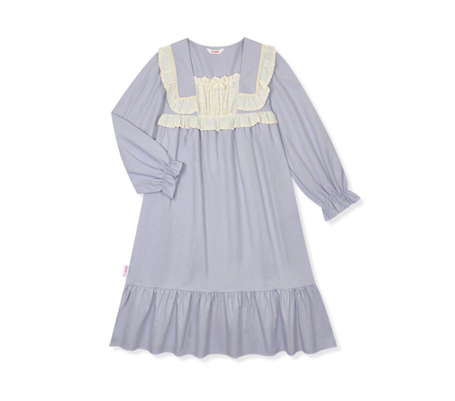 Dallen Long Sleeve Nightdress Lavender