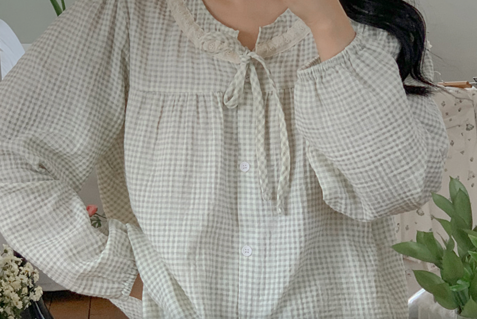 Cottage Garden Nightdress - Blue