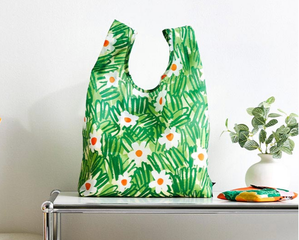 Daisy Green Eco Tote - Recycled Fabric