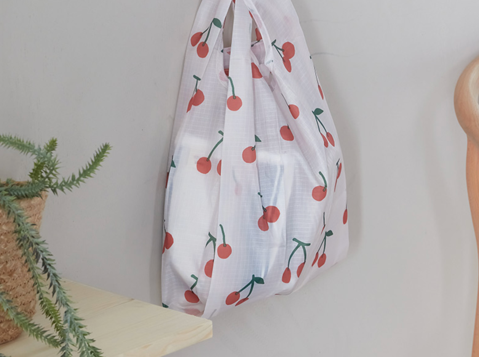 Cherry Eco Tote - Recycled Fabric