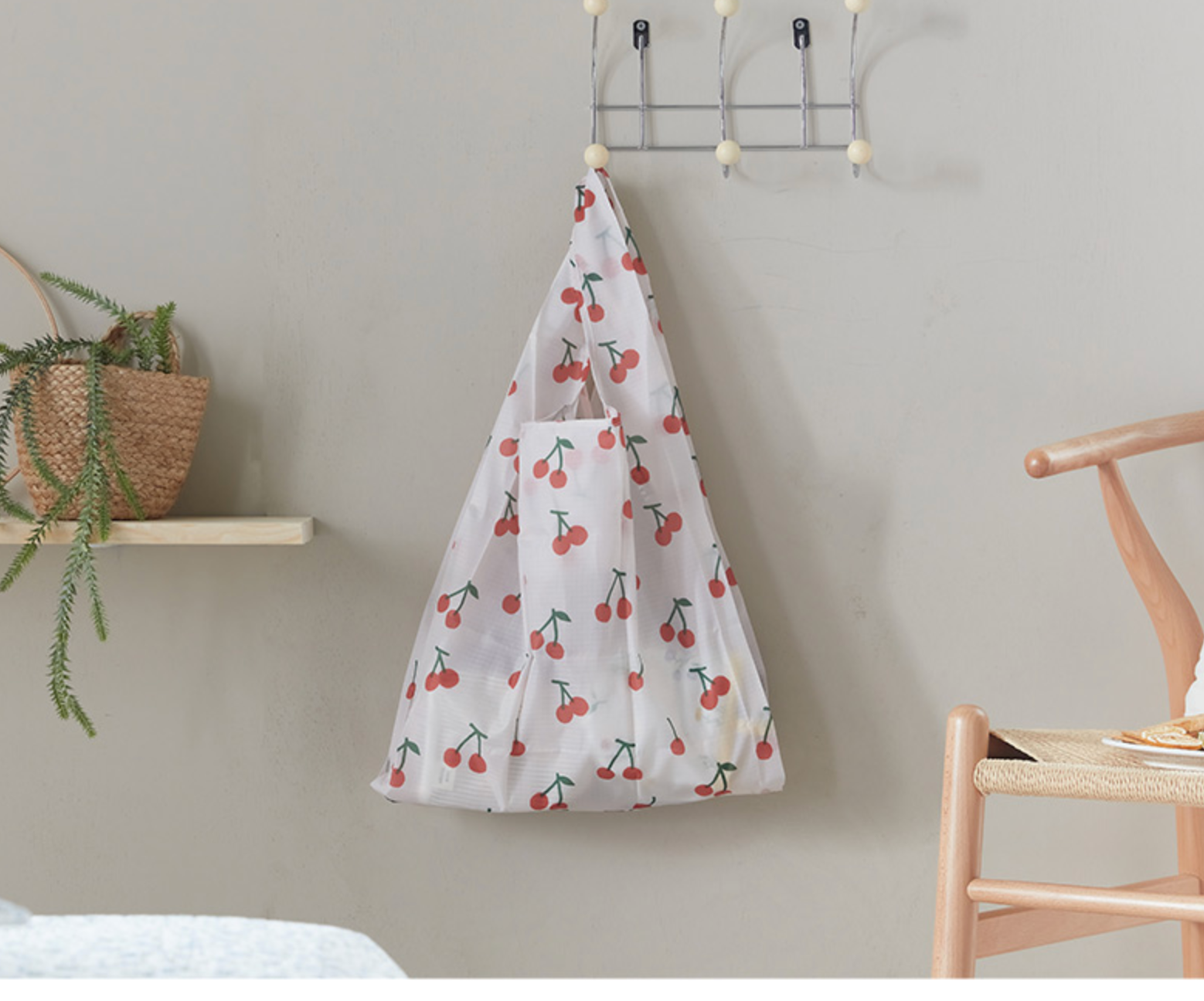 Cherry Eco Tote - Recycled Fabric