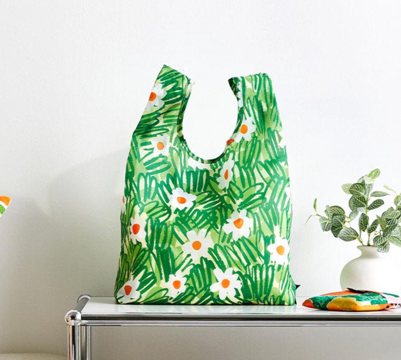 Daisy Green Eco Tote Mini - Recycled Fabric