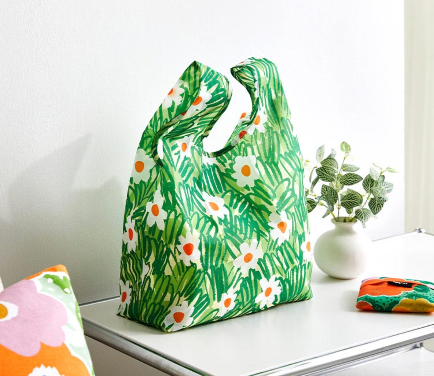 Daisy Green Eco Tote Mini - Recycled Fabric