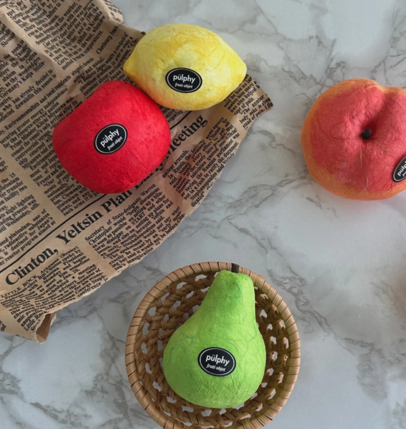 Eco-Friendly Fruity Pulphy Gift Set –Peach Scent