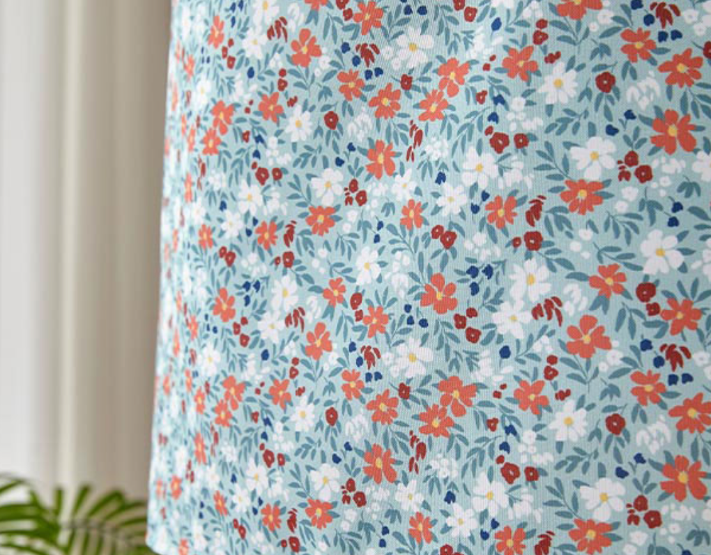 Mint Floral Waterproof Apron