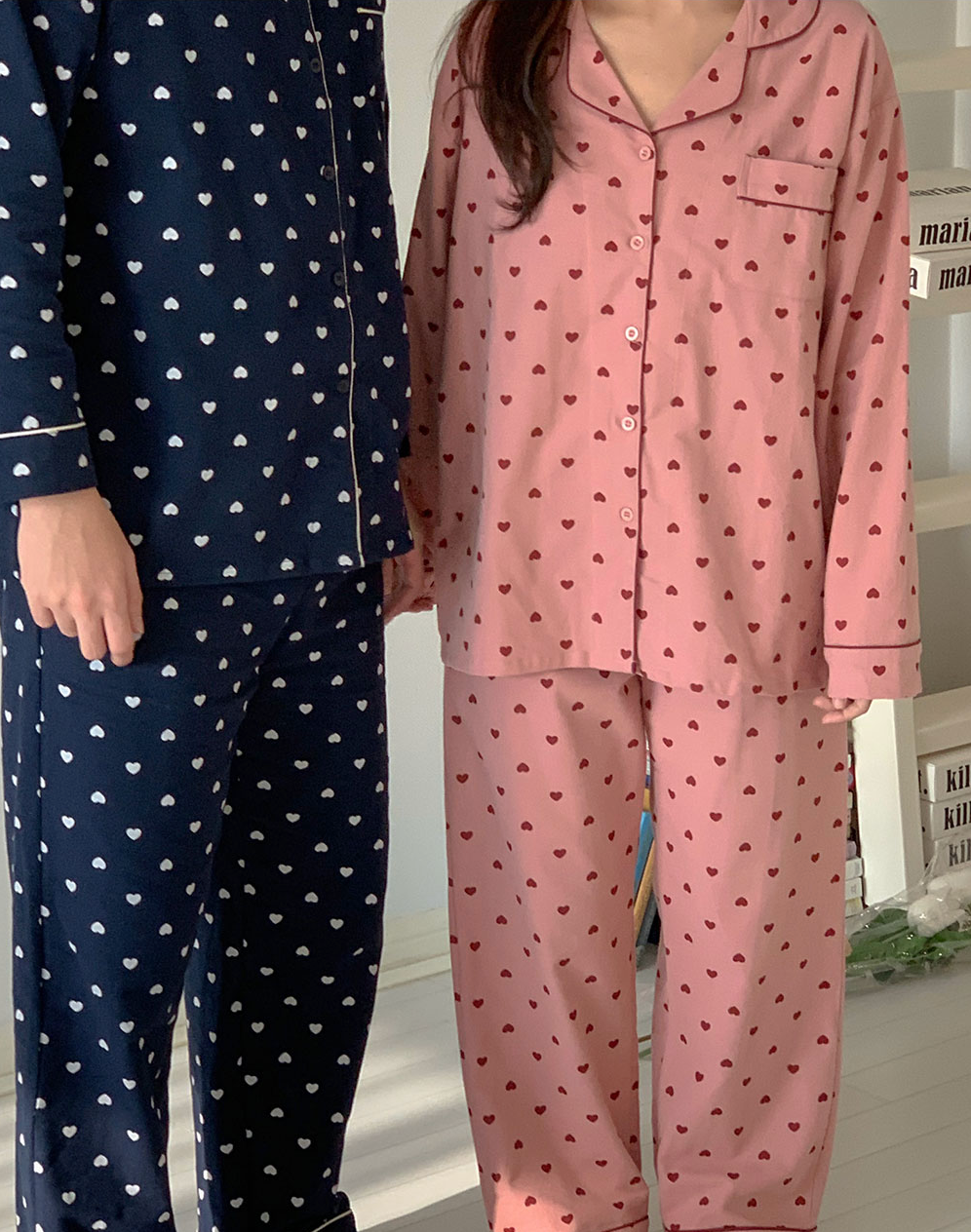 Loveberry Fleece PJ Set – Navy
