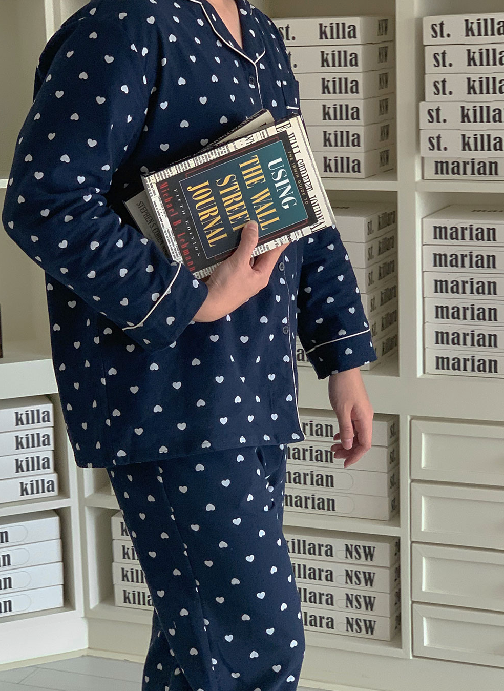 Loveberry Fleece PJ Set – Navy