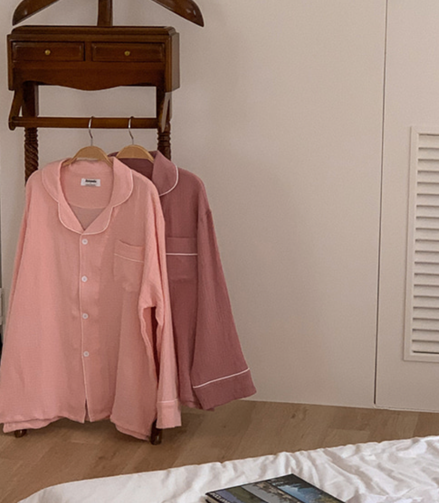 Cloud Days Cotton PJ Set - Pink