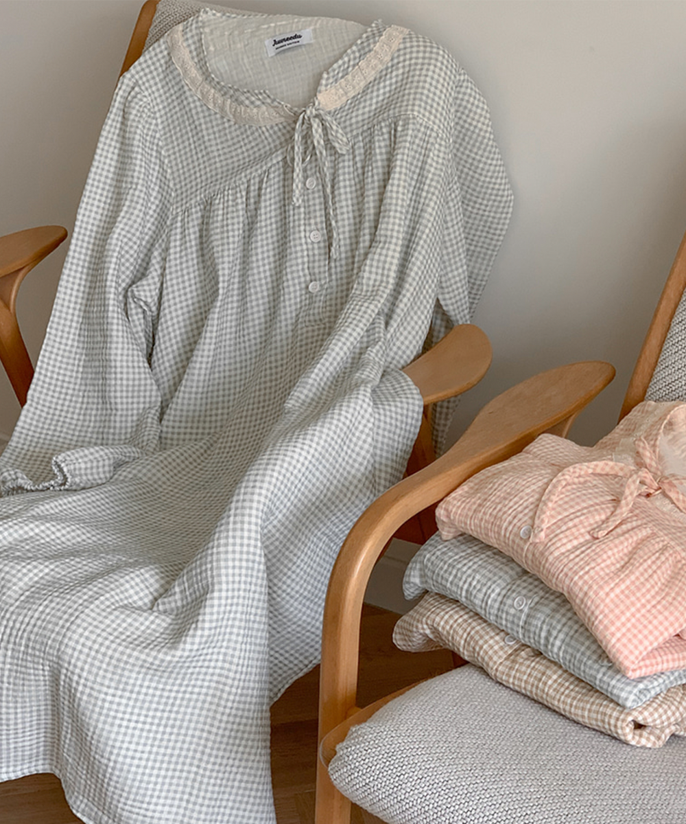 Cottage Garden Nightdress - Blue