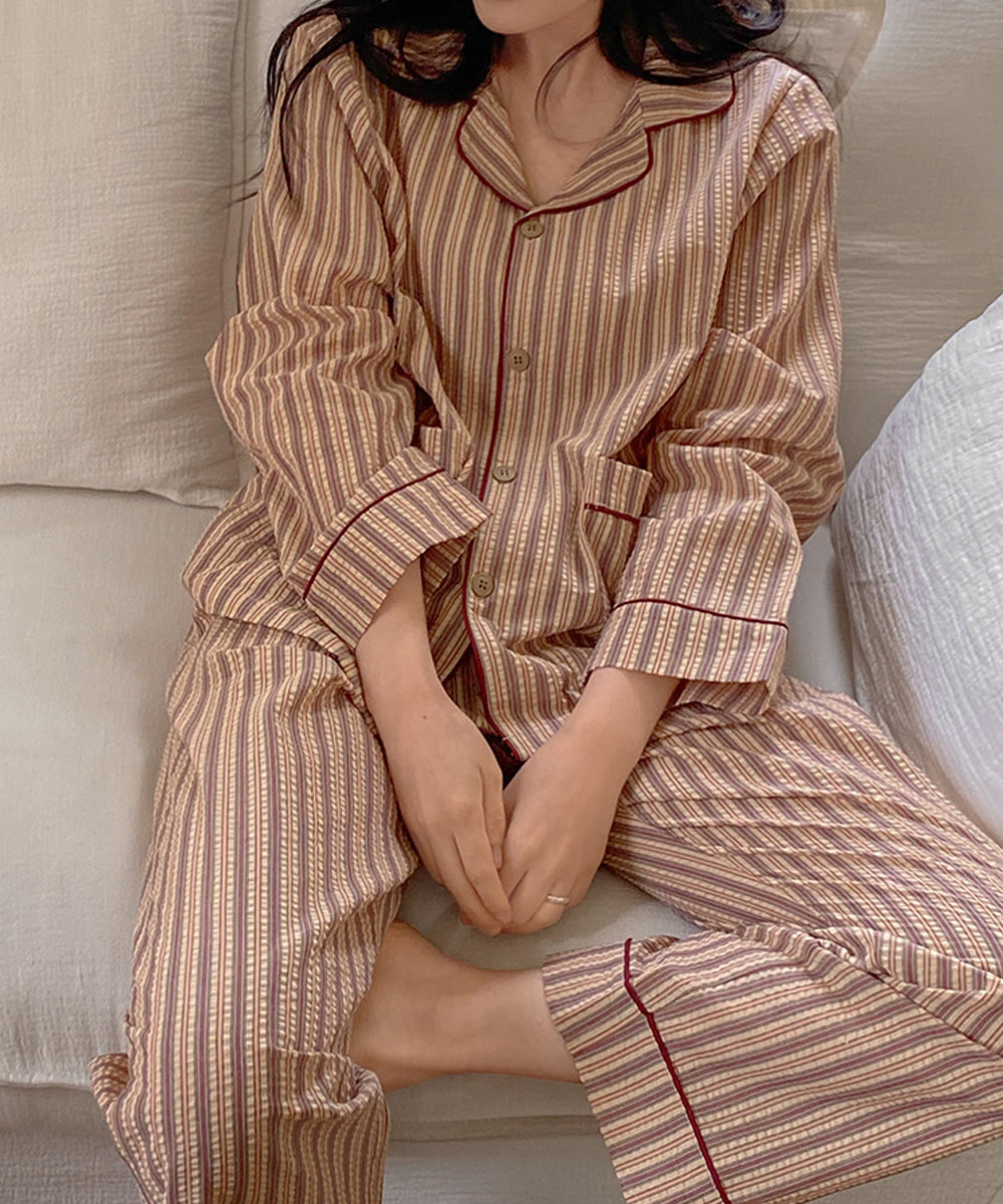 Boho Stripe PJ Set